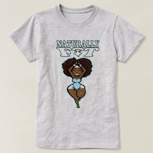 NATÜRLICH GEPASSTES YOGA T-Shirt (Design vorne)