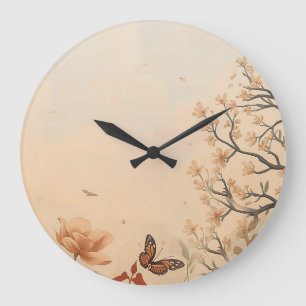 natürlich gestaltete Uhr