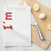 Natürlich habe ich recht. Ich bin Bob. Handtuch (Viertel Falte)