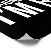 Natürlich habe ich recht. Ich bin BOB. Poster (Ecke)