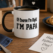 Natürlich habe ich recht, ich bin Papa Lustiges Ge