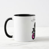 Natürlich höre ich... Funny Motorrad Tasse (Links)