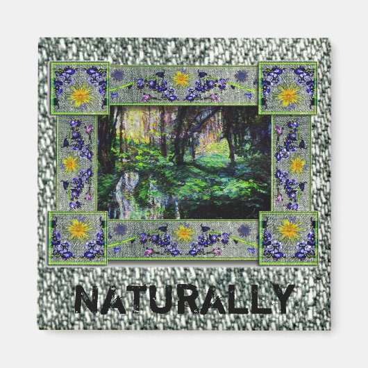 Natürlich in den Wald Magnet (Vorne)