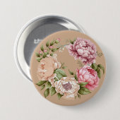 Naturlich Inspiriert florales Lapellzubehör Button (Vorne & Hinten)