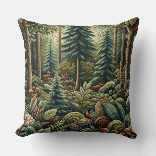 Naturlich Inspiriert Strick Kissen (Vorderseite)