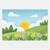 Naturlich Inspiriert Umschlagpapier Geschenkpapier Set (Vorderseite 3)