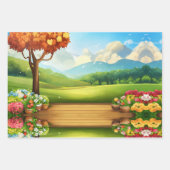 Naturlich Inspiriert Umschlagpapier Geschenkpapier Set (Vorderseite 2)