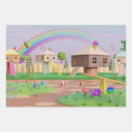 Naturlich Inspiriert Umschlagpapier Geschenkpapier Set