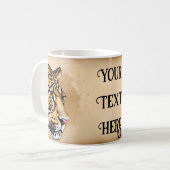 Naturlich inspiriertes Hochzeitthema Kaffeetasse (Vorderseite Links)