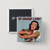 "Natürlich kann ich!" Button (Vorne & Hinten)