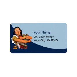 Natürlich kann ich das Etikett Adressaufkleber