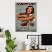 Natürlich kann ich das! Ich bin so patriotisch wie Poster (Heimbüro)