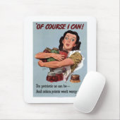 "Natürlich kann ich das!" Mousepad (Mit Mouse)
