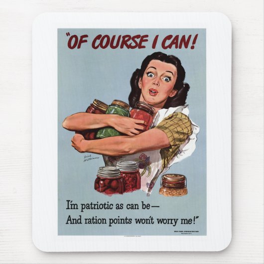 "Natürlich kann ich das!" Mousepad (Vorne)