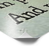 Natürlich kann ich das! Vintages Propaganda-Poster Fotodruck (Ecke)