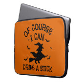 Natürlich kann ich ein Halsband fahren Laptopschutzhülle (Vorderseite Links)