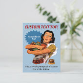 Natürlich kann ich eine Postkarte (Stehend Vorderseite)