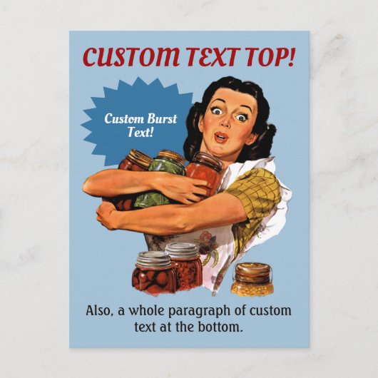 Natürlich kann ich eine Postkarte (Vorderseite)