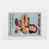 Natürlich kann ich geschirrtuch (Horizontal)