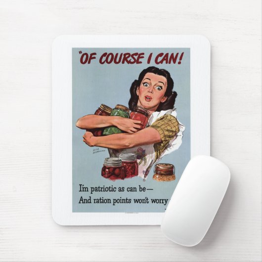 "Natürlich kann ich!" Mousepad (Mit Mouse)