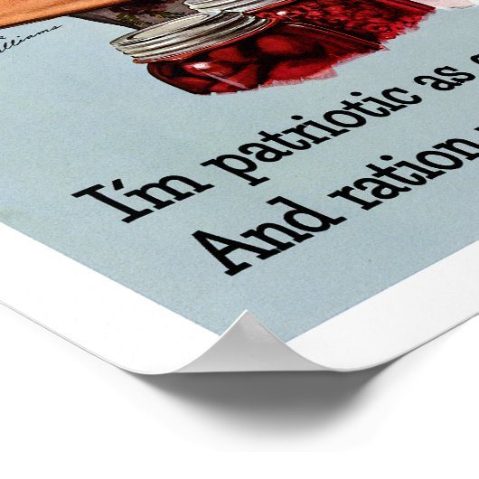 Natürlich kann ich poster (Ecke)