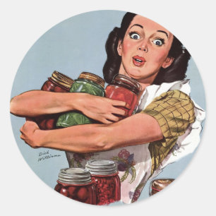 "Natürlich kann ich!" Runder Aufkleber