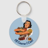 Natürlich kann ich Schlüsselanhänger (Vorderseite)