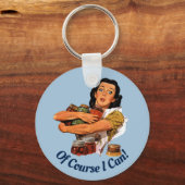 Natürlich kann ich Schlüsselanhänger (Vorderseite)