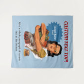 Natürlich kann ich wandteppich (Vorderseite (Horizontal))