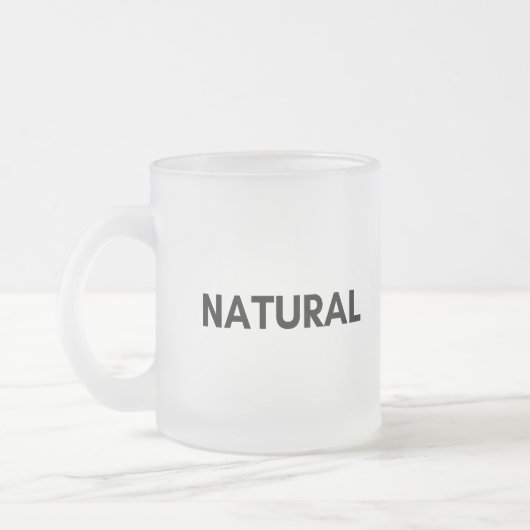 natürlich mattglastasse (Links)