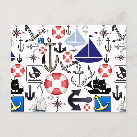 Natürlich nautisch postkarte (Vorderseite)
