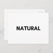 natürlich postkarte (Vorne/Hinten)