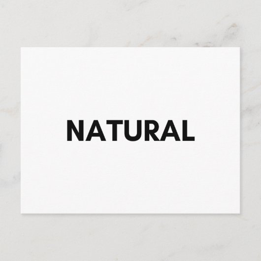 natürlich postkarte (Vorderseite)