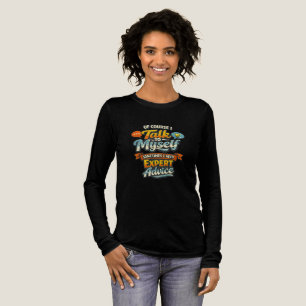 Natürlich rede ich mit mir selbst Grafik Tri-Blend Shirt