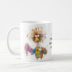 Natürlich rede ich mit mir selbst. Rooster Humorvo Kaffeetasse