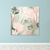Natürlich rosa Kunst Leinwanddruck (Insitu (Holzboden))