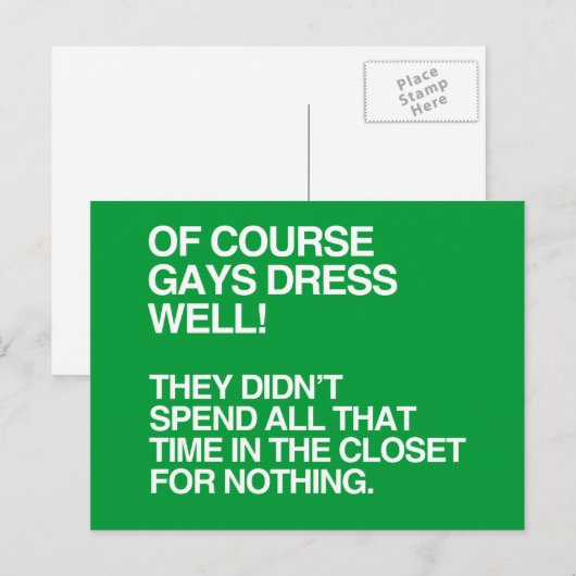 NATÜRLICH SCHLECHT POSTKARTE (Vorne/Hinten)