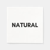 natürlich serviette (Vorderseite)