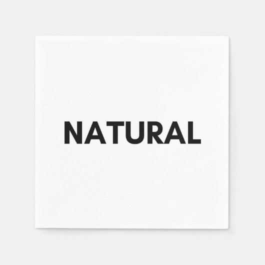 natürlich serviette (Vorderseite)