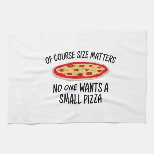 Natürlich spielt die Größe eine Rolle, aber nieman Geschirrtuch (Horizontal)