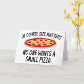 Natürlich spielt die Größe eine Rolle, aber nieman Karte (Gelbe Blume)