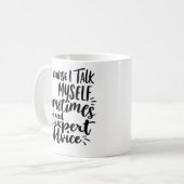 Natürlich spreche ich mit mir selbst kaffeetasse (Vorderseite Links)