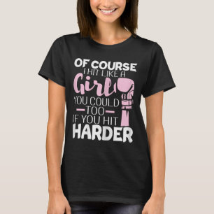 Natürlich trage ich wie ein Mädchen - Boxing Kickb T-Shirt