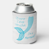 Natürlich trinke ich wie ein Fisch, ich bin eine M Dosenkühler (Kanne Rückseite)
