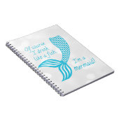 Natürlich trinke ich wie ein Fisch, ich bin eine M Notizblock (Rechte Seite)