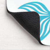 Natürlich trinke ich wie ein Fisch, ich bin Meerju Mousepad (Ecke)