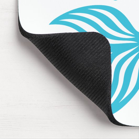 Natürlich trinke ich wie ein Fisch, ich bin Meerju Mousepad (Ecke)