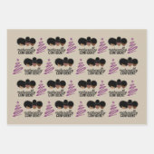 Natürlich vertrautes Holiday Packpapier SET Geschenkpapier Set (Vorderseite)