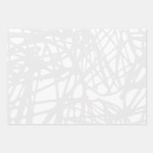 Natürlich von Weiß Gemustert Geschenkpapier Set (Vorderseite 3)