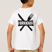 NATÜRLICH WEISS ICH, WIE MAN FORKKNIFE SPIELT T-Shirt (Rückseite)